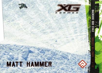 2004 Pro Core Sports X Games #12 Matt Hammer Front